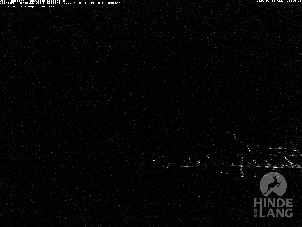 Archiv Foto Webcam Aussicht auf Bad Hindelang von der Hornbahn Bergstation