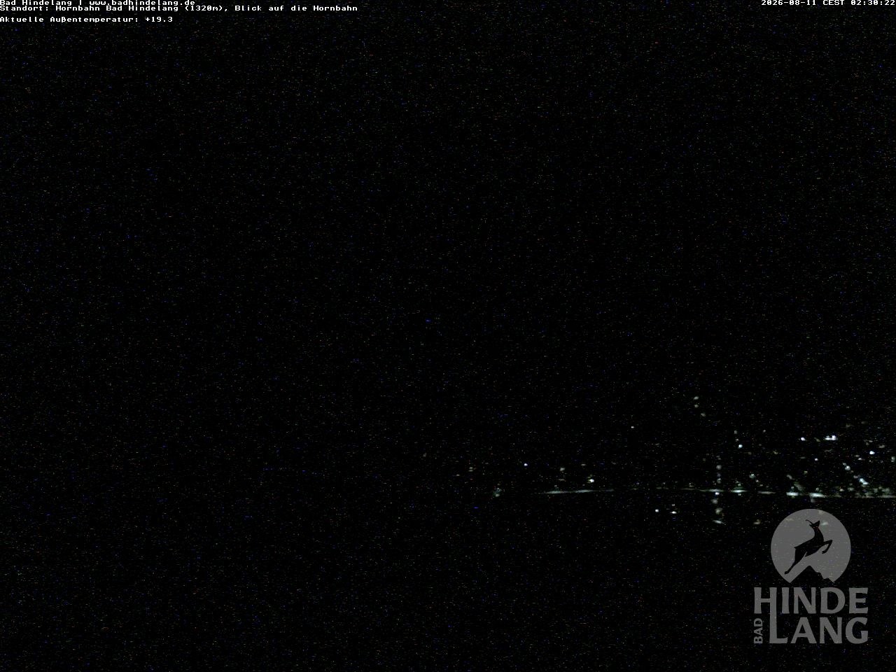 Archiv Foto Webcam Aussicht auf Bad Hindelang von der Hornbahn Bergstation