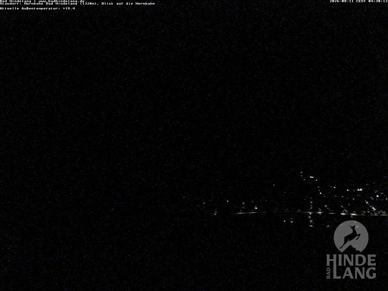 Archiv Foto Webcam Aussicht auf Bad Hindelang von der Hornbahn Bergstation