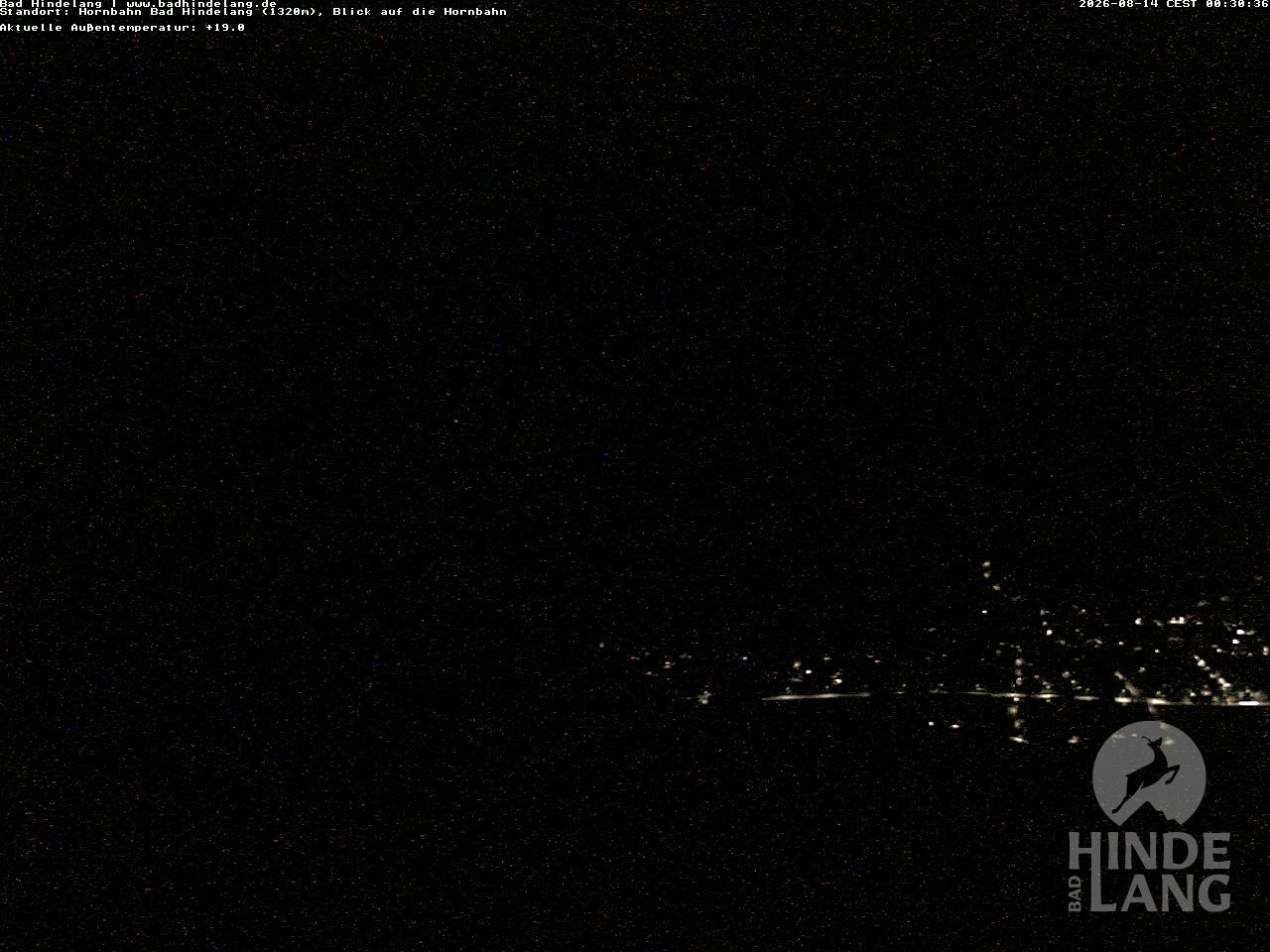 Archiv Foto Webcam Aussicht auf Bad Hindelang von der Hornbahn Bergstation