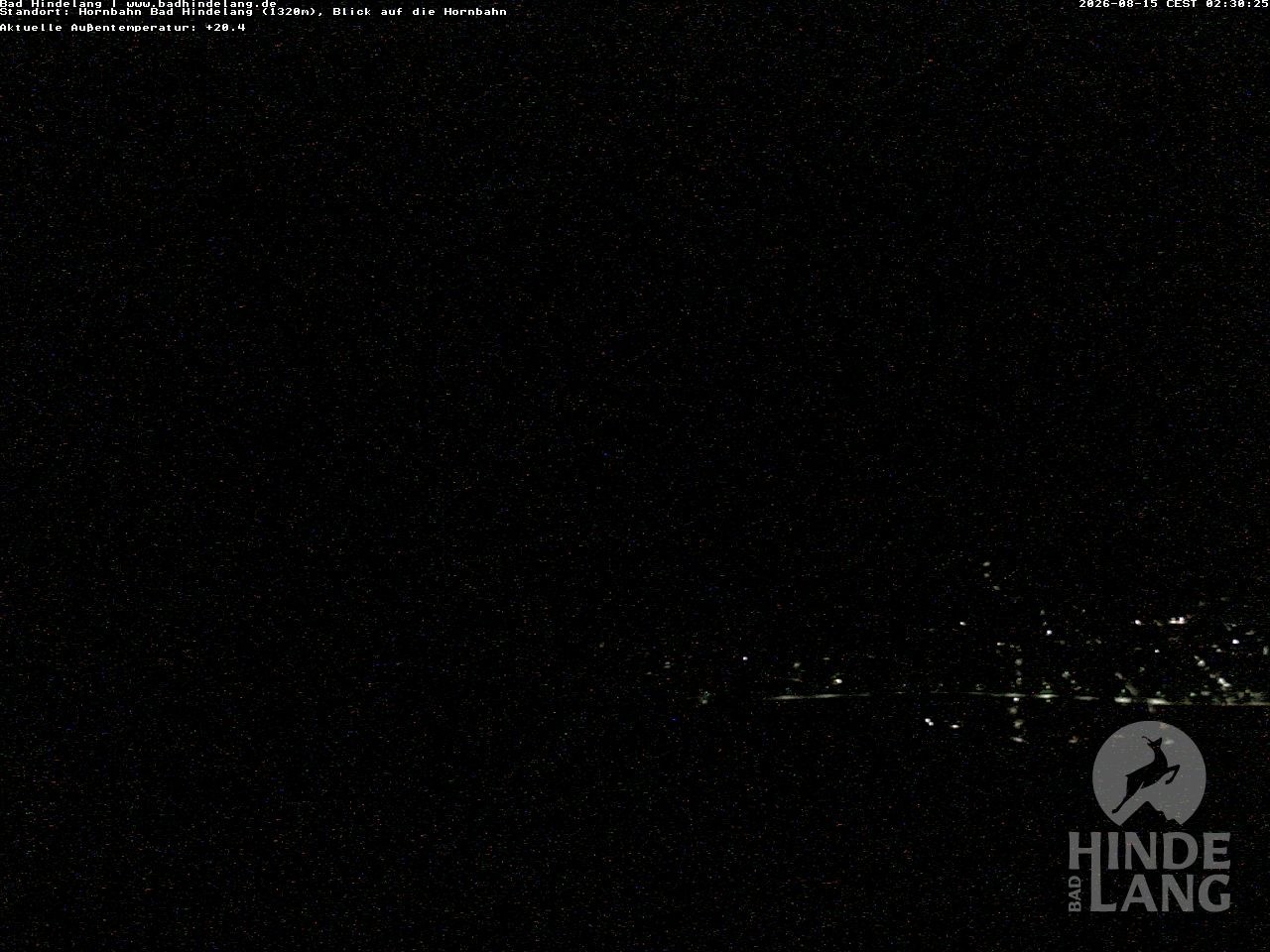 Archiv Foto Webcam Aussicht auf Bad Hindelang von der Hornbahn Bergstation