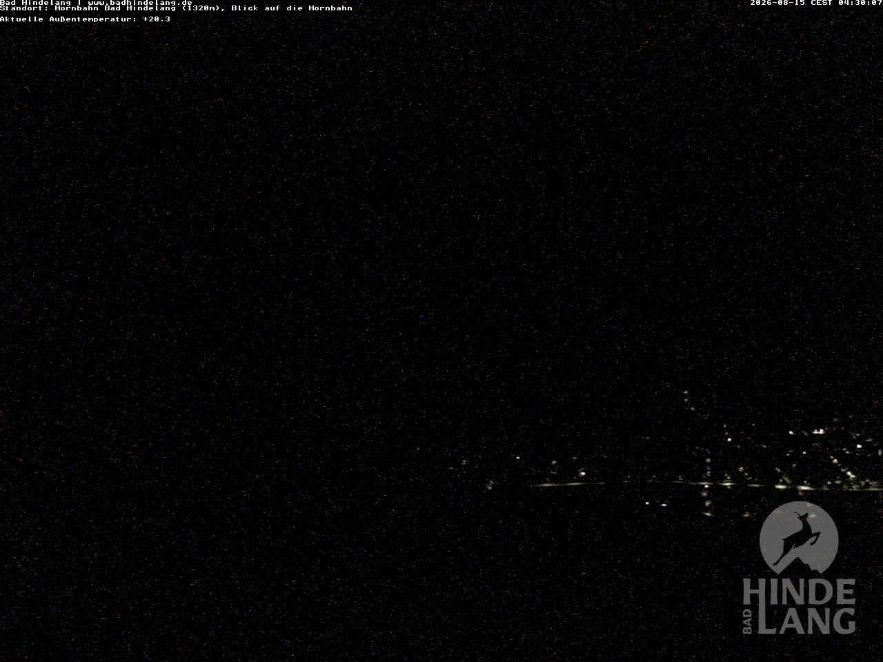 Archiv Foto Webcam Aussicht auf Bad Hindelang von der Hornbahn Bergstation