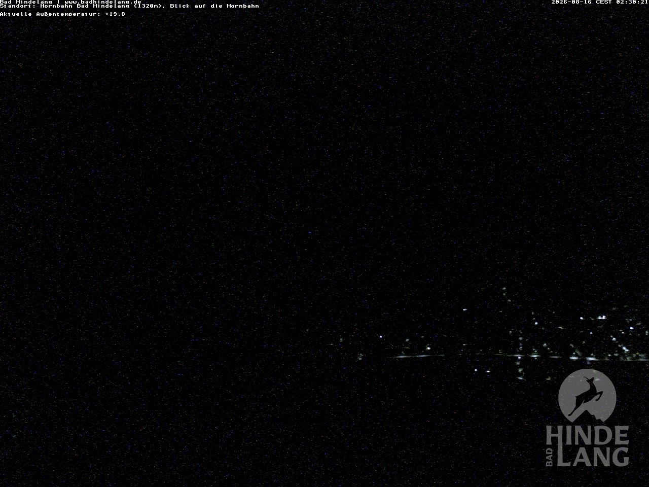 Archived image Webcam Mountain station Hornbahn