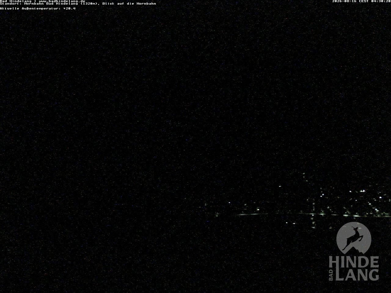 Archived image Webcam Mountain station Hornbahn