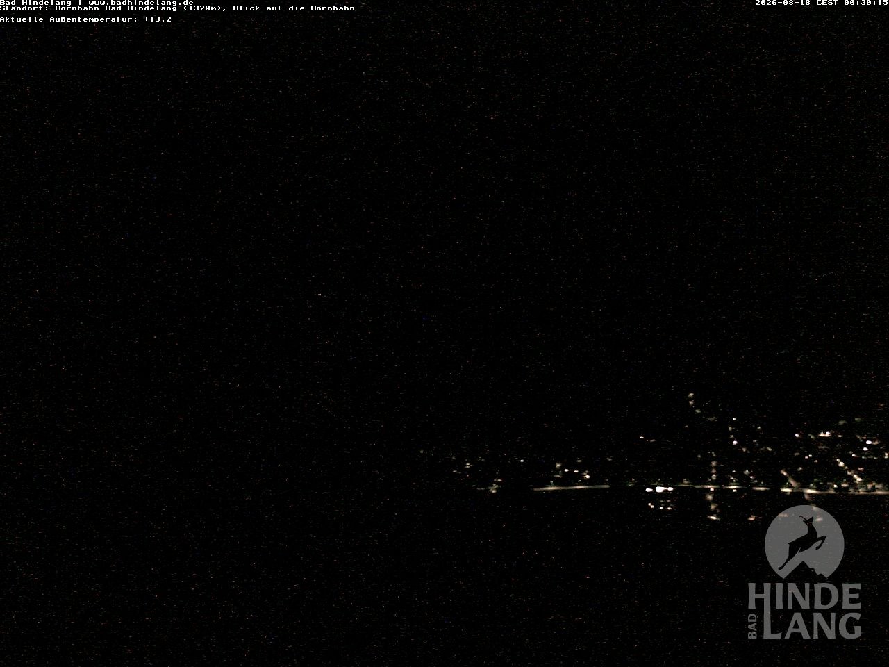 Archiv Foto Webcam Aussicht auf Bad Hindelang von der Hornbahn Bergstation