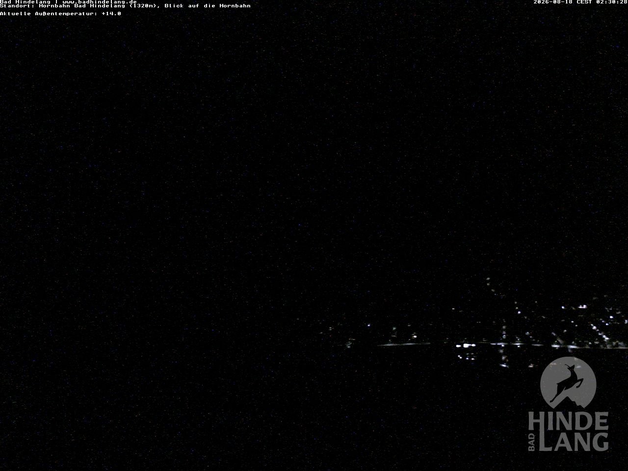 Archiv Foto Webcam Aussicht auf Bad Hindelang von der Hornbahn Bergstation