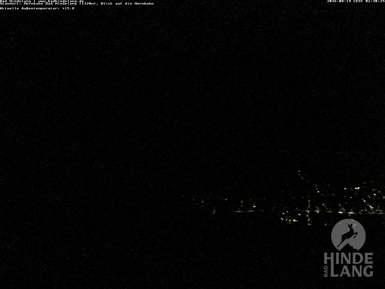 Archiv Foto Webcam Aussicht auf Bad Hindelang von der Hornbahn Bergstation