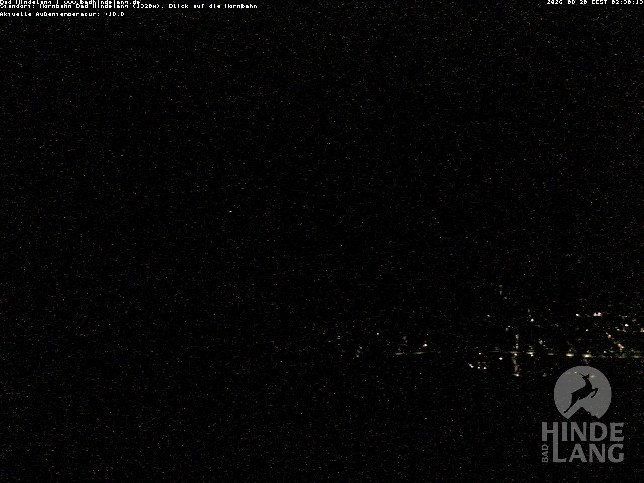 Archiv Foto Webcam Aussicht auf Bad Hindelang von der Hornbahn Bergstation
