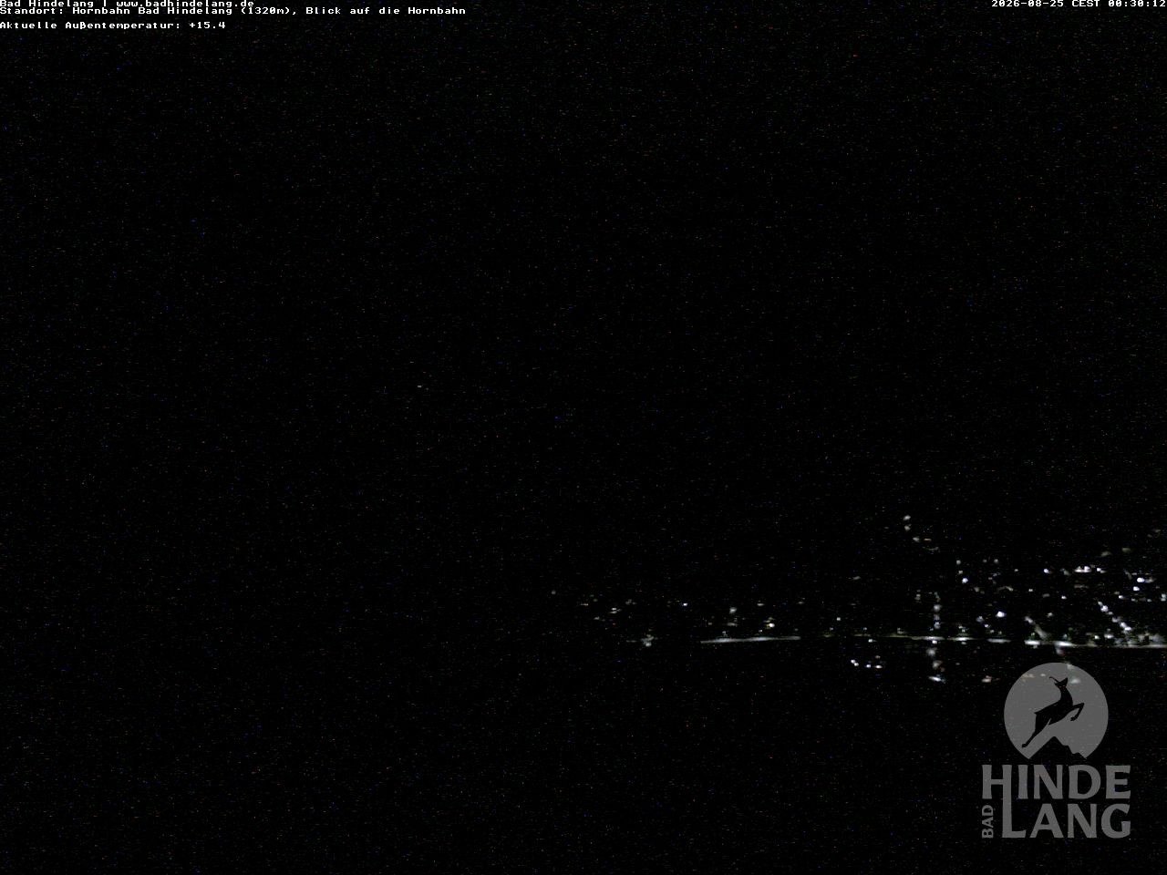 Archiv Foto Webcam Aussicht auf Bad Hindelang von der Hornbahn Bergstation