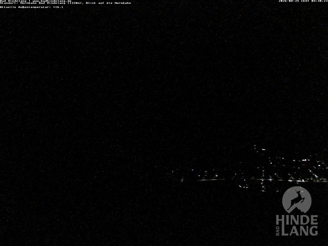 Archiv Foto Webcam Aussicht auf Bad Hindelang von der Hornbahn Bergstation
