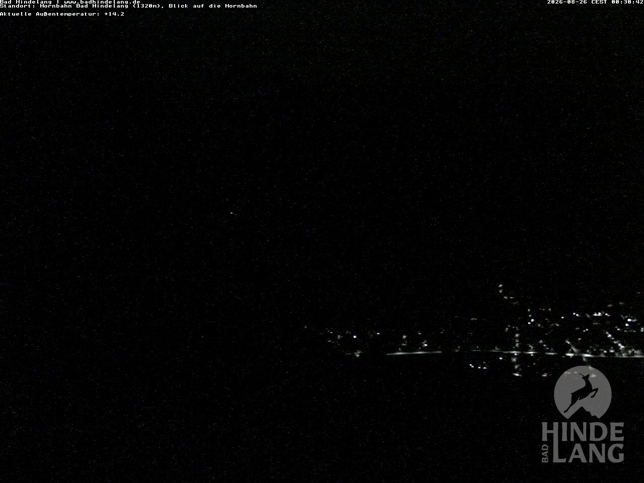 Archived image Webcam Mountain station Hornbahn