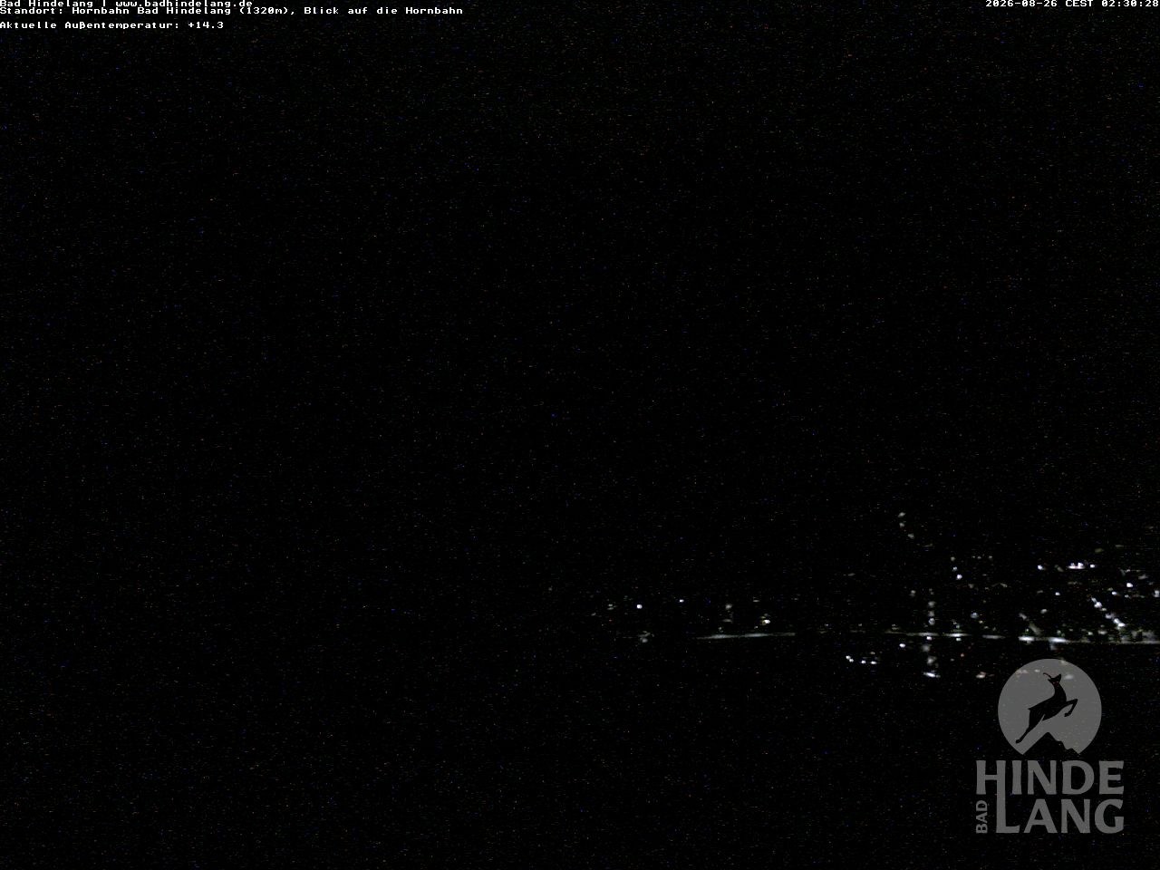 Archived image Webcam Mountain station Hornbahn