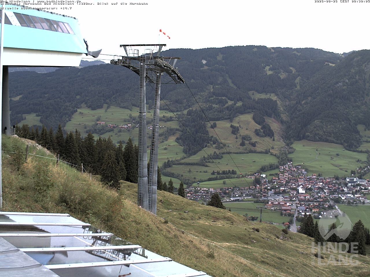 Archived image Webcam Mountain station Hornbahn