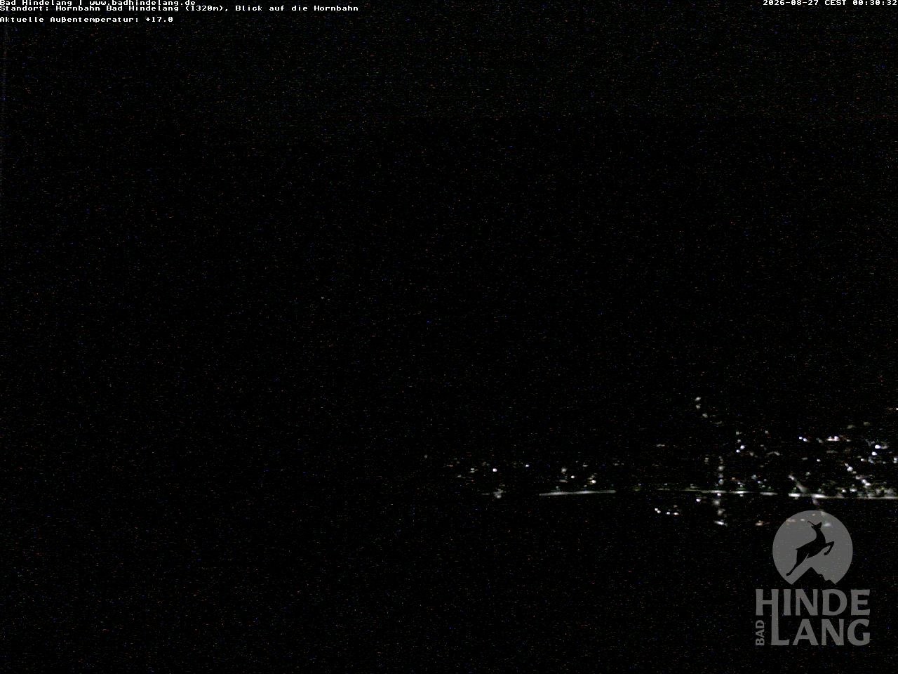 Archiv Foto Webcam Aussicht auf Bad Hindelang von der Hornbahn Bergstation