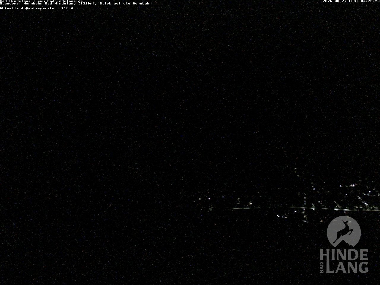 Archiv Foto Webcam Aussicht auf Bad Hindelang von der Hornbahn Bergstation