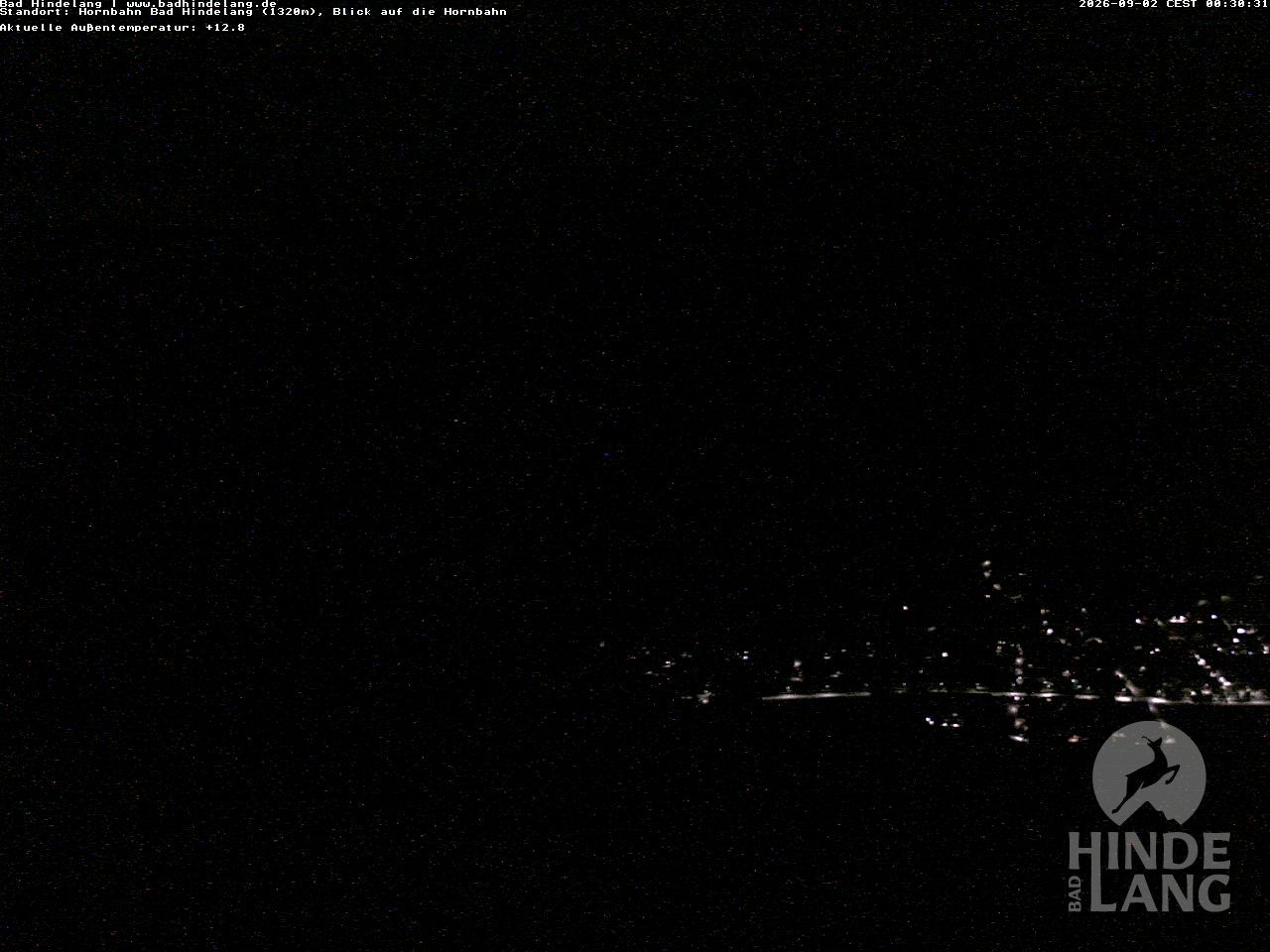 Archiv Foto Webcam Aussicht auf Bad Hindelang von der Hornbahn Bergstation
