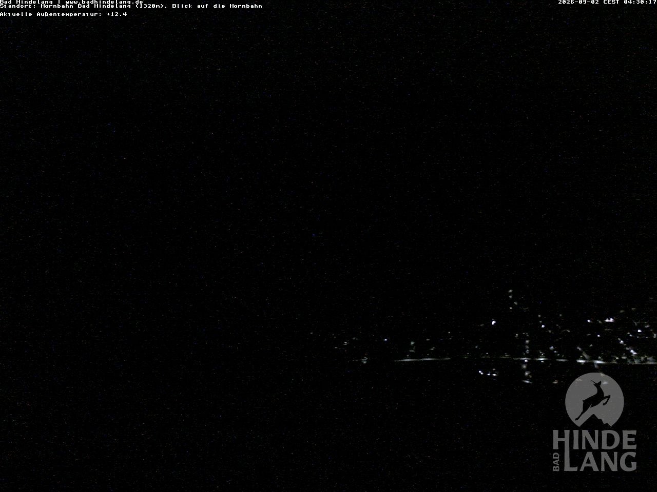 Archiv Foto Webcam Aussicht auf Bad Hindelang von der Hornbahn Bergstation