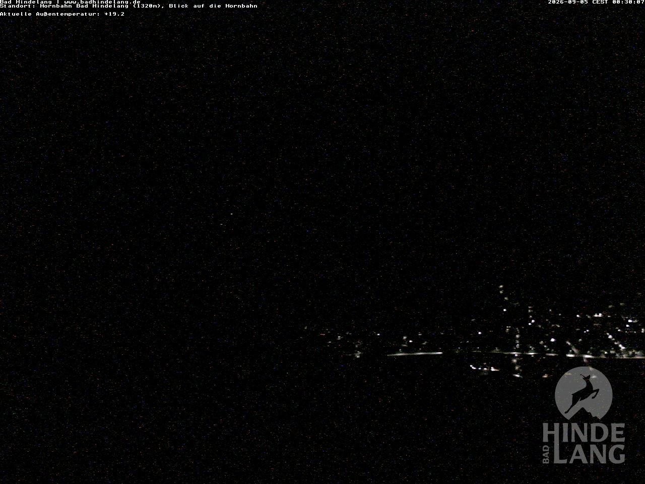 Archiv Foto Webcam Aussicht auf Bad Hindelang von der Hornbahn Bergstation