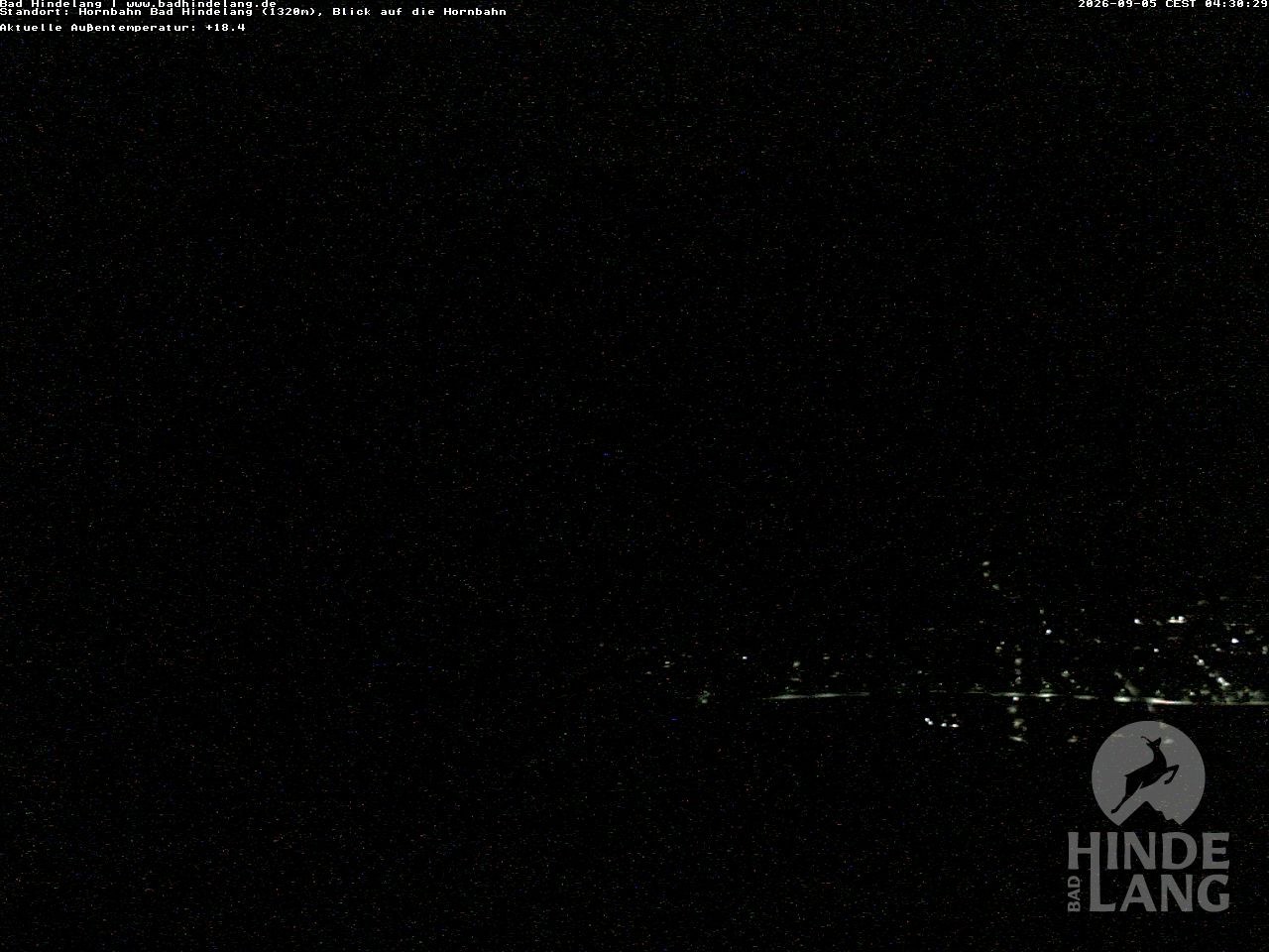 Archiv Foto Webcam Aussicht auf Bad Hindelang von der Hornbahn Bergstation