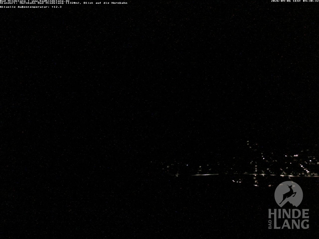 Archiv Foto Webcam Aussicht auf Bad Hindelang von der Hornbahn Bergstation