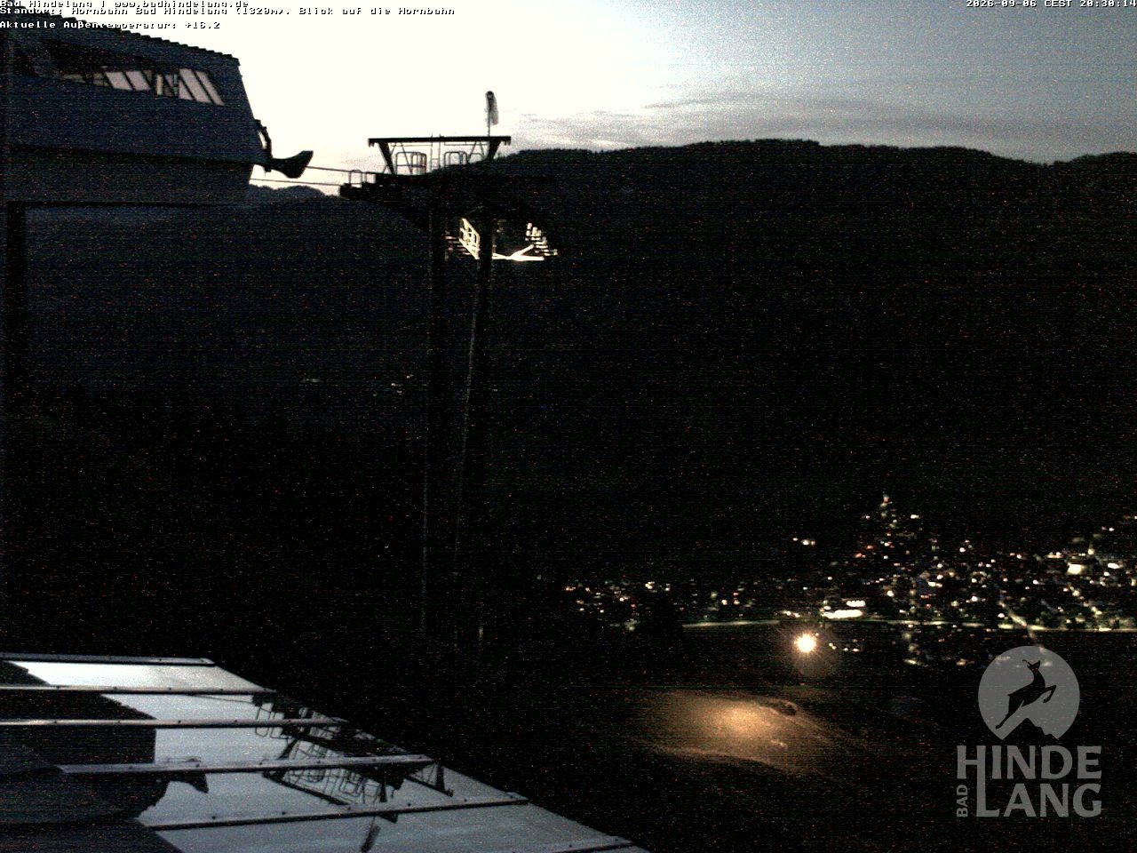 Archiv Foto Webcam Aussicht auf Bad Hindelang von der Hornbahn Bergstation