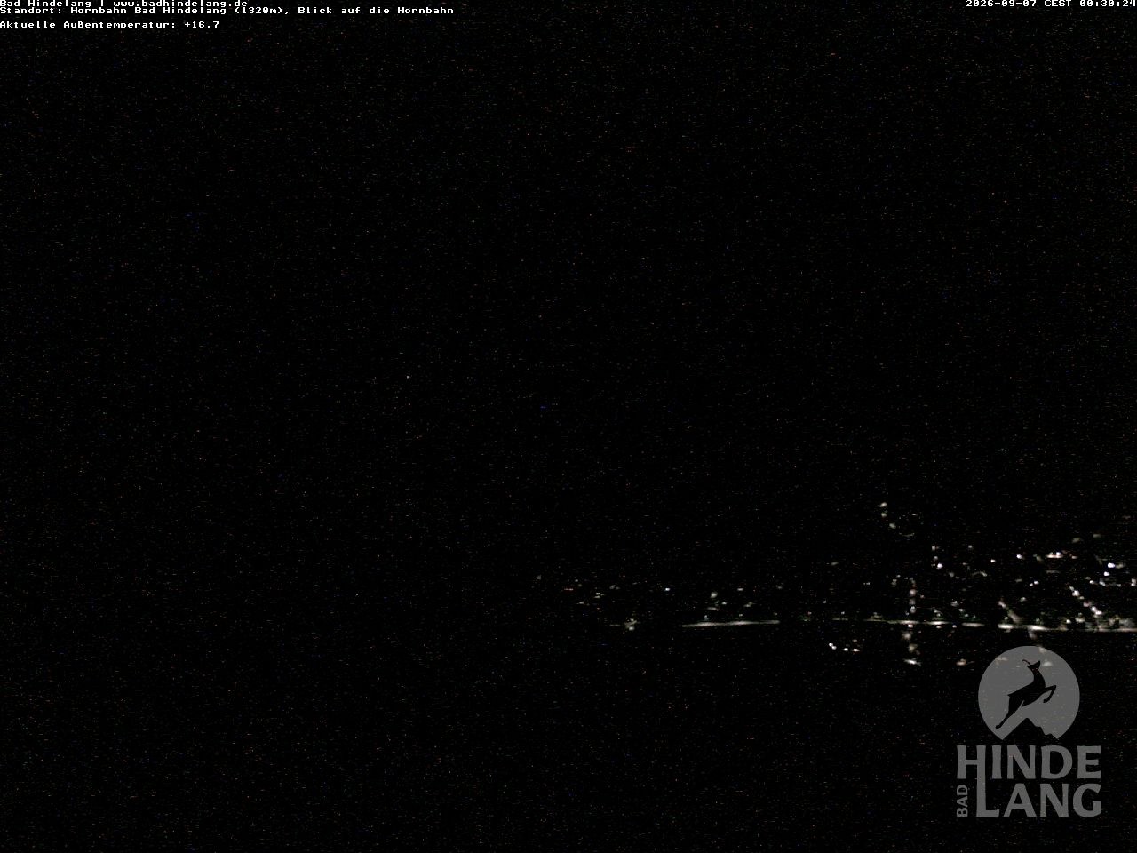Archiv Foto Webcam Aussicht auf Bad Hindelang von der Hornbahn Bergstation