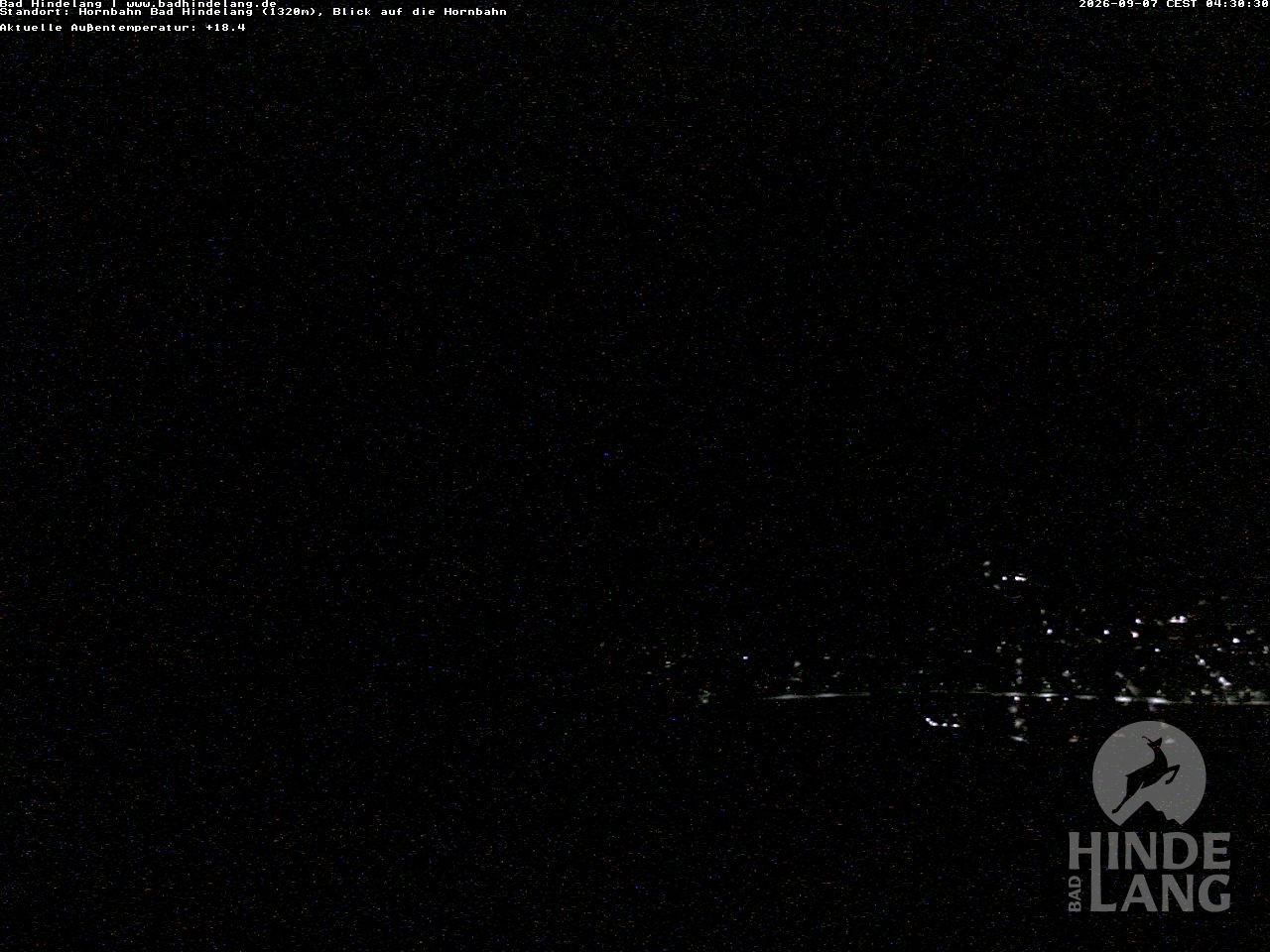 Archiv Foto Webcam Aussicht auf Bad Hindelang von der Hornbahn Bergstation