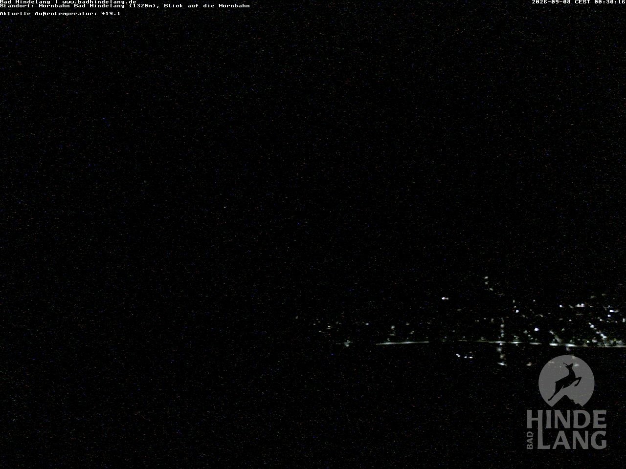 Archiv Foto Webcam Aussicht auf Bad Hindelang von der Hornbahn Bergstation