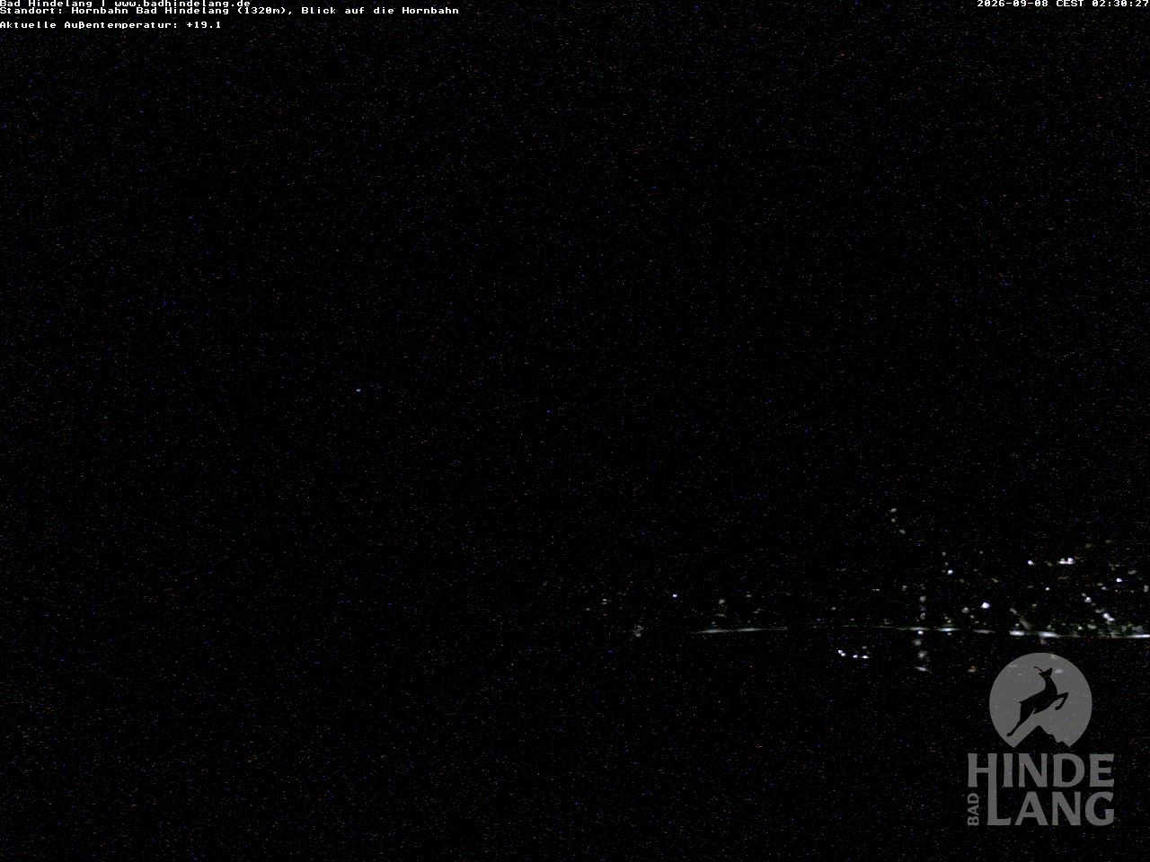 Archiv Foto Webcam Aussicht auf Bad Hindelang von der Hornbahn Bergstation
