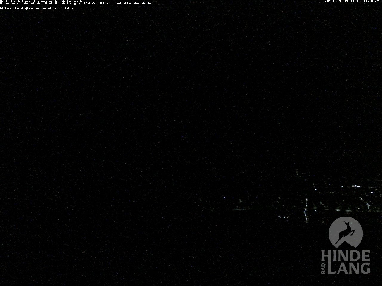 Archiv Foto Webcam Aussicht auf Bad Hindelang von der Hornbahn Bergstation