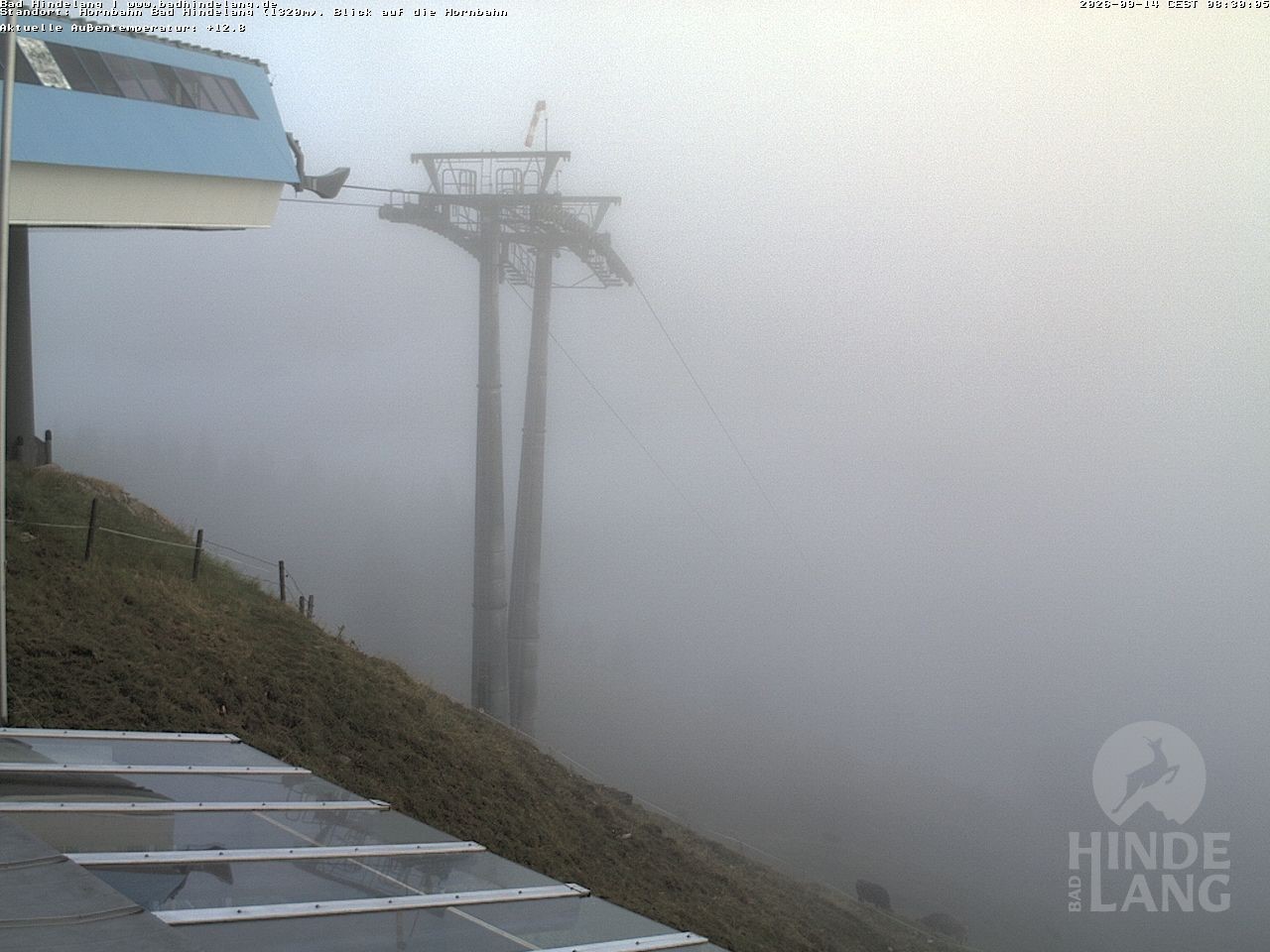 Archiv Foto Webcam Aussicht auf Bad Hindelang von der Hornbahn Bergstation