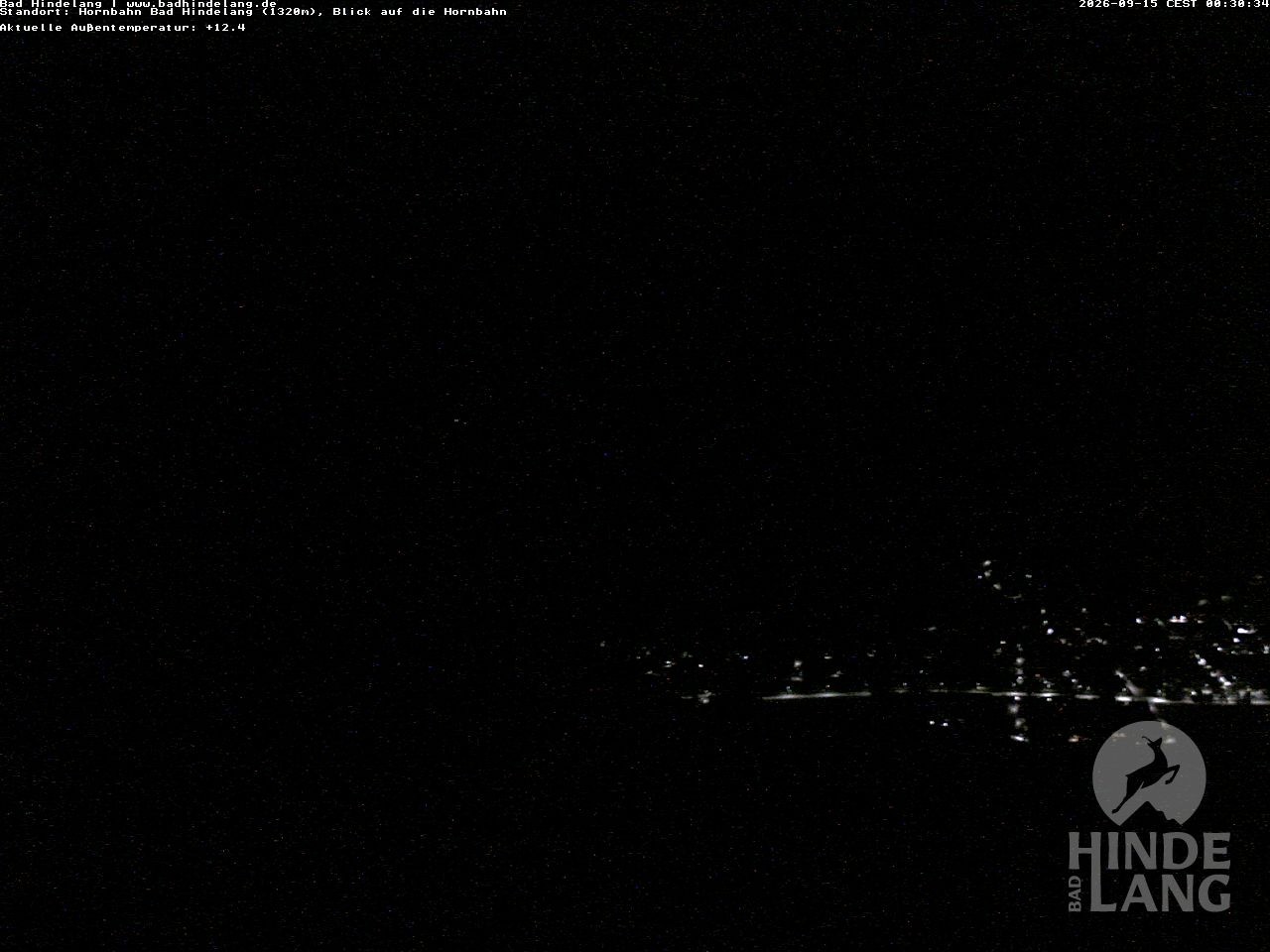 Archiv Foto Webcam Aussicht auf Bad Hindelang von der Hornbahn Bergstation
