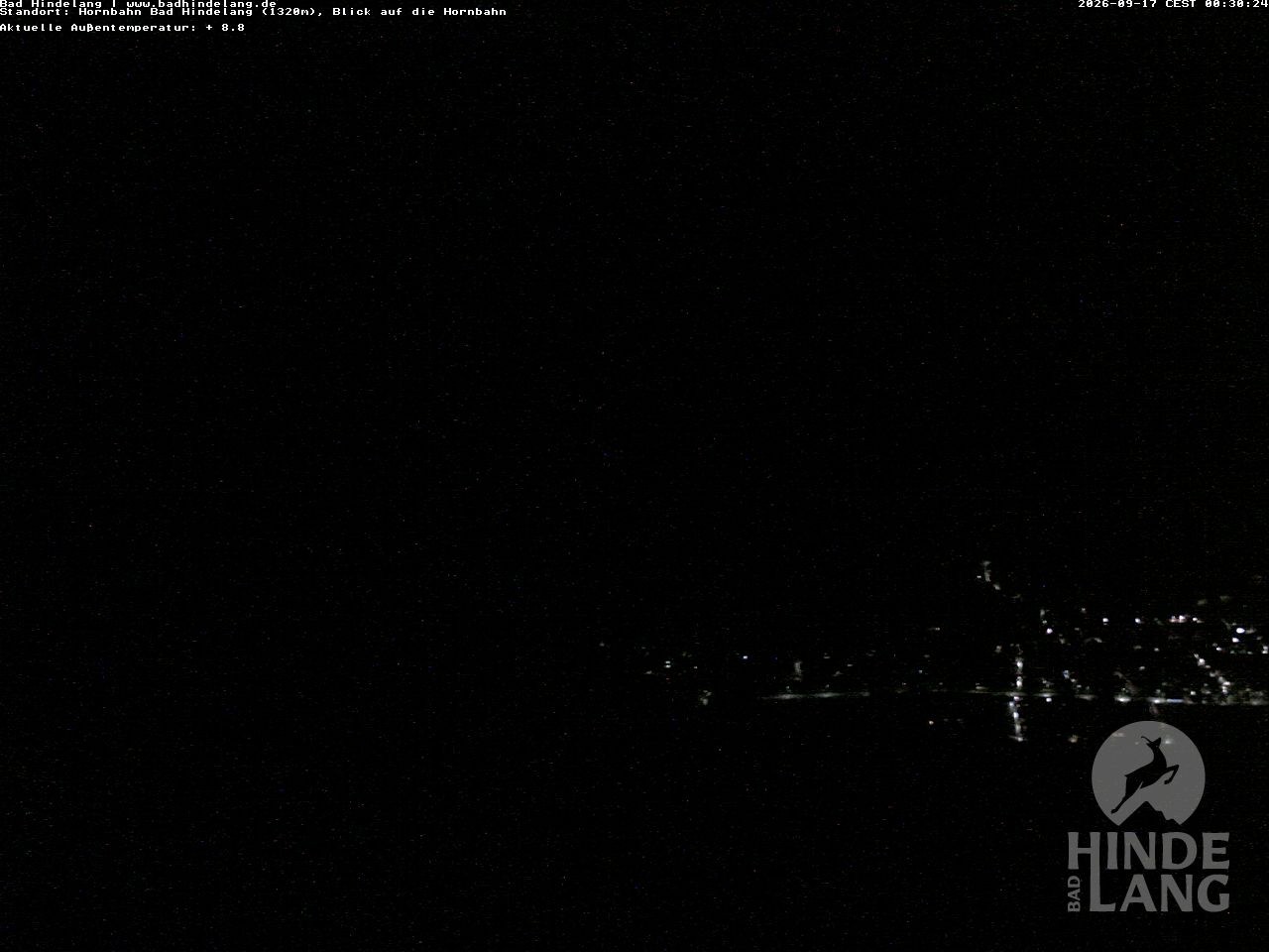 Archived image Webcam Mountain station Hornbahn