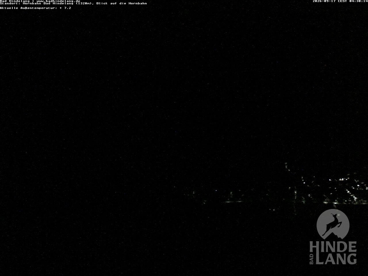Archived image Webcam Mountain station Hornbahn