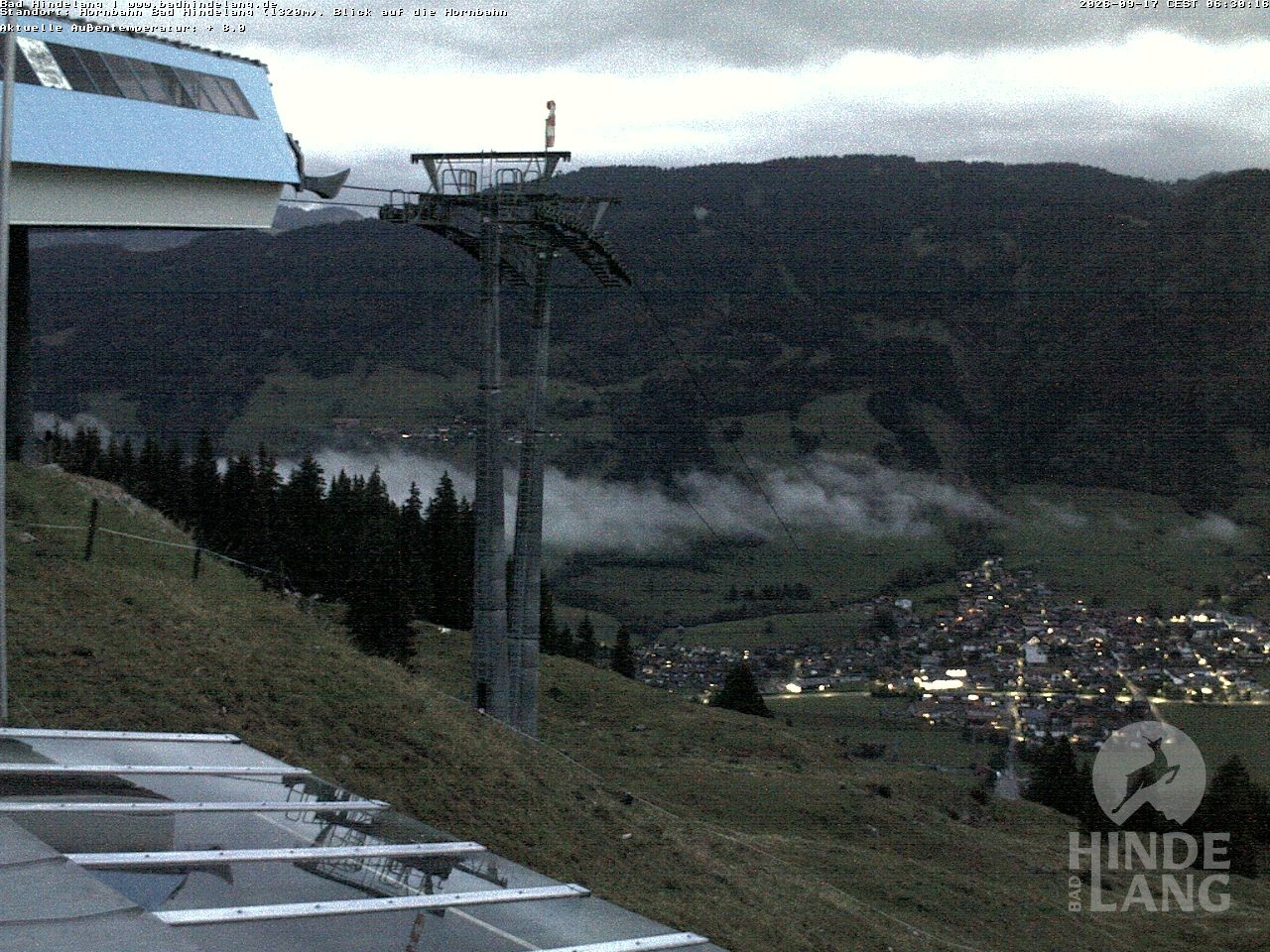 Archived image Webcam Mountain station Hornbahn