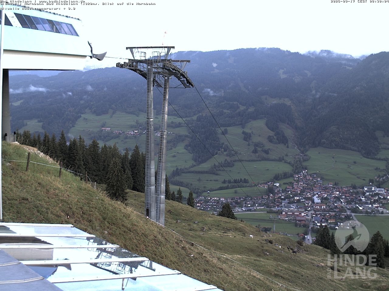 Archived image Webcam Mountain station Hornbahn