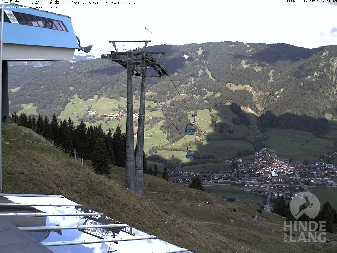 Archived image Webcam Mountain station Hornbahn