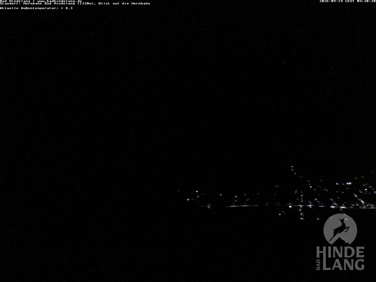Archived image Webcam Mountain station Hornbahn