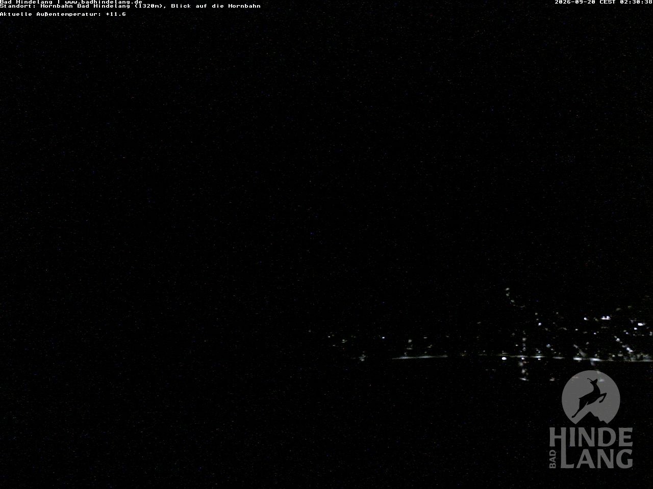 Archiv Foto Webcam Aussicht auf Bad Hindelang von der Hornbahn Bergstation