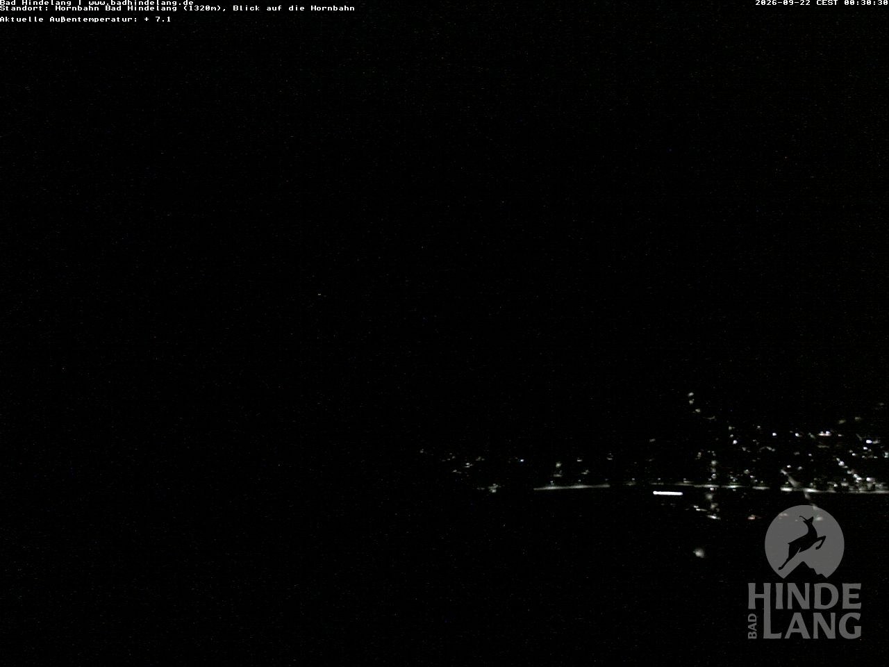Archiv Foto Webcam Aussicht auf Bad Hindelang von der Hornbahn Bergstation