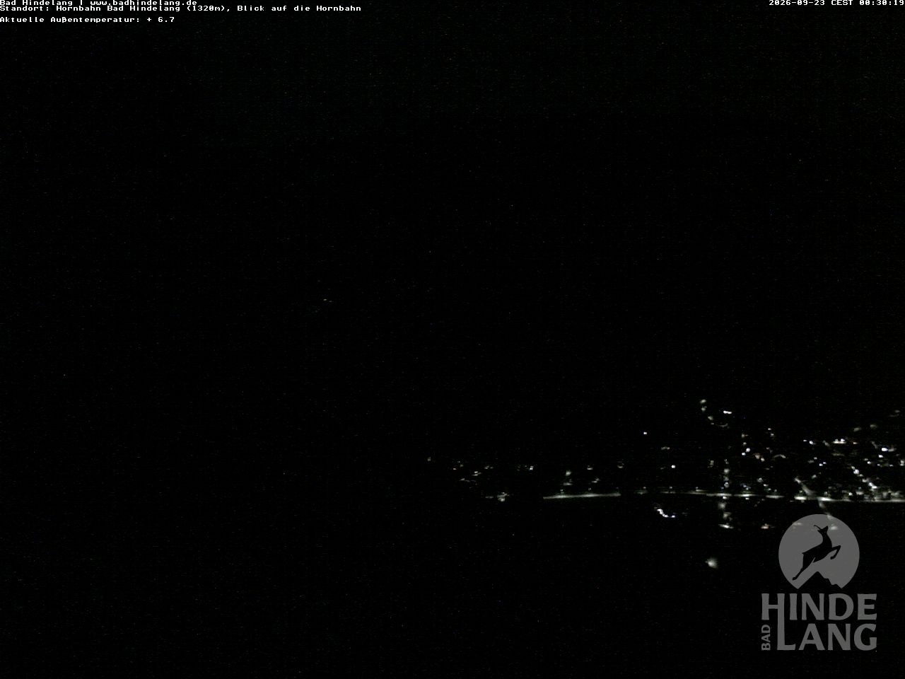 Archived image Webcam Mountain station Hornbahn