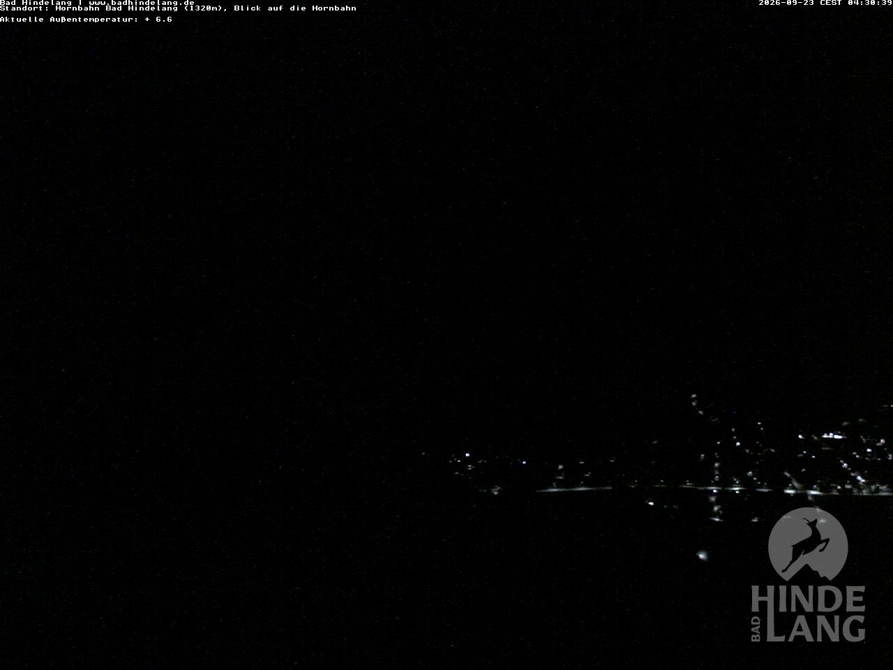 Archived image Webcam Mountain station Hornbahn