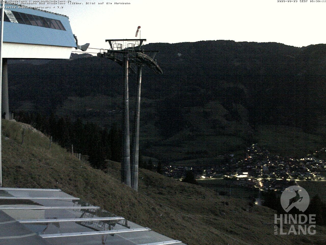 Archived image Webcam Mountain station Hornbahn