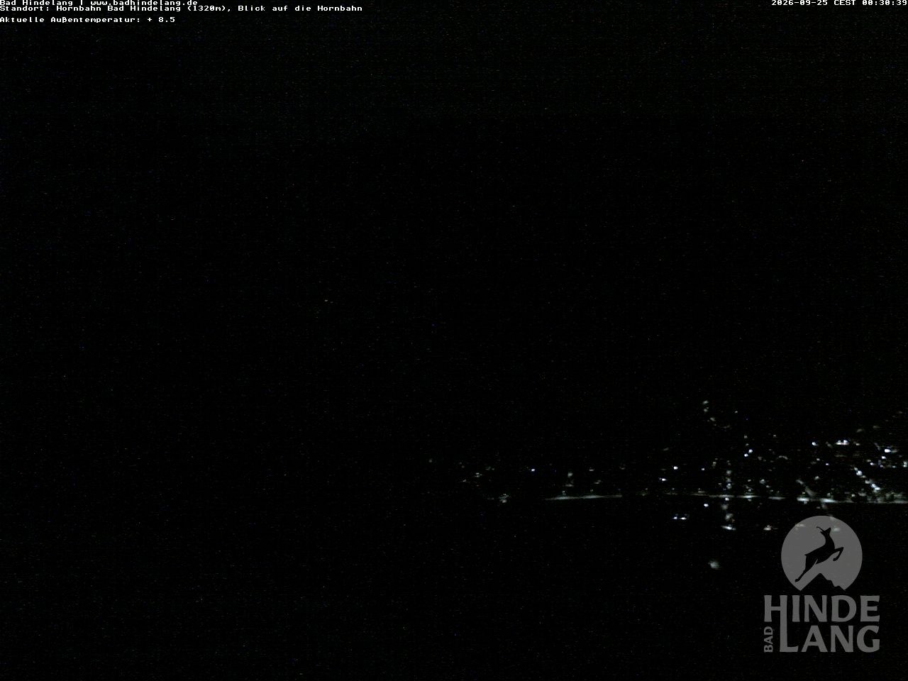 Archived image Webcam Mountain station Hornbahn
