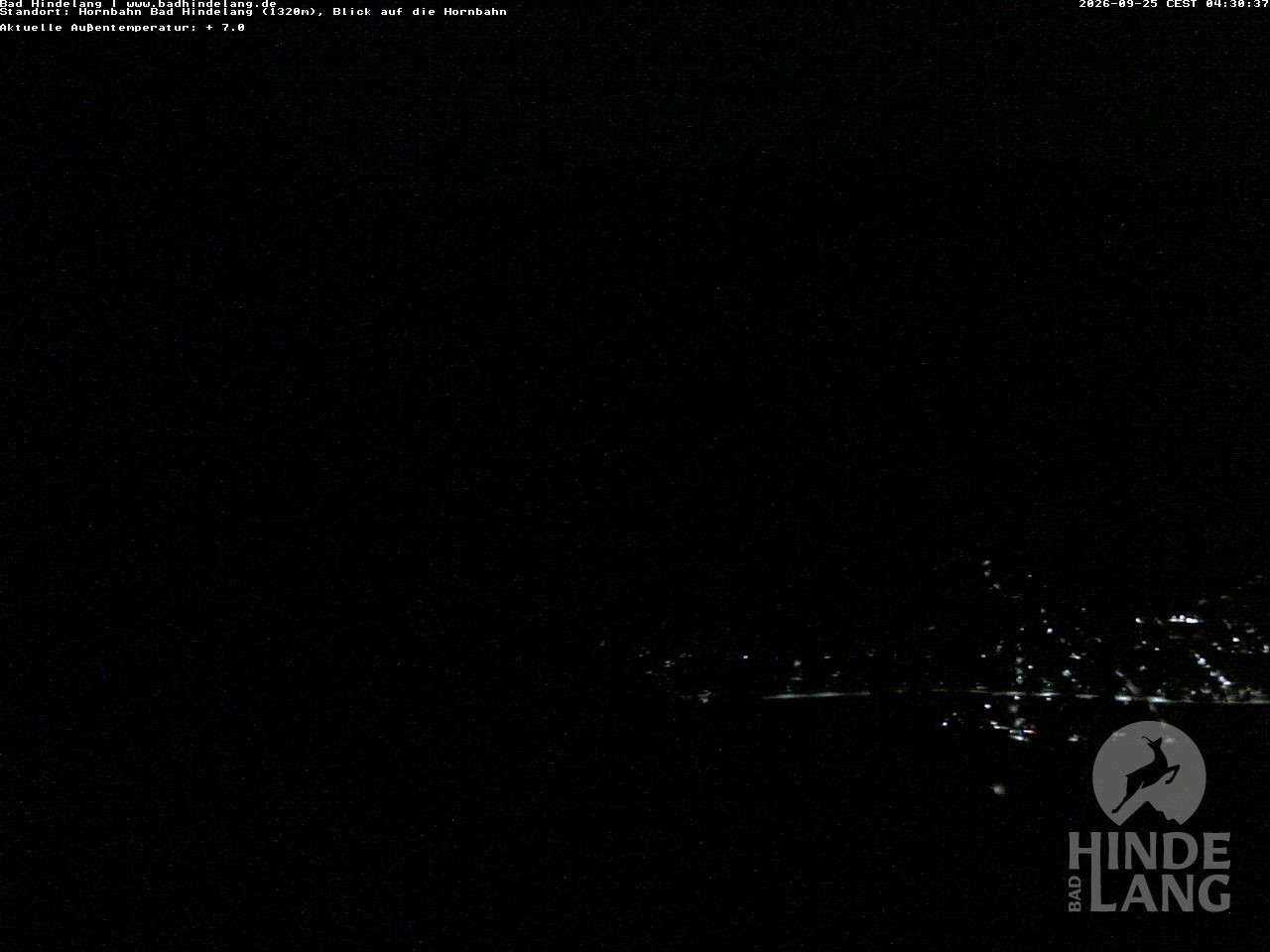 Archived image Webcam Mountain station Hornbahn