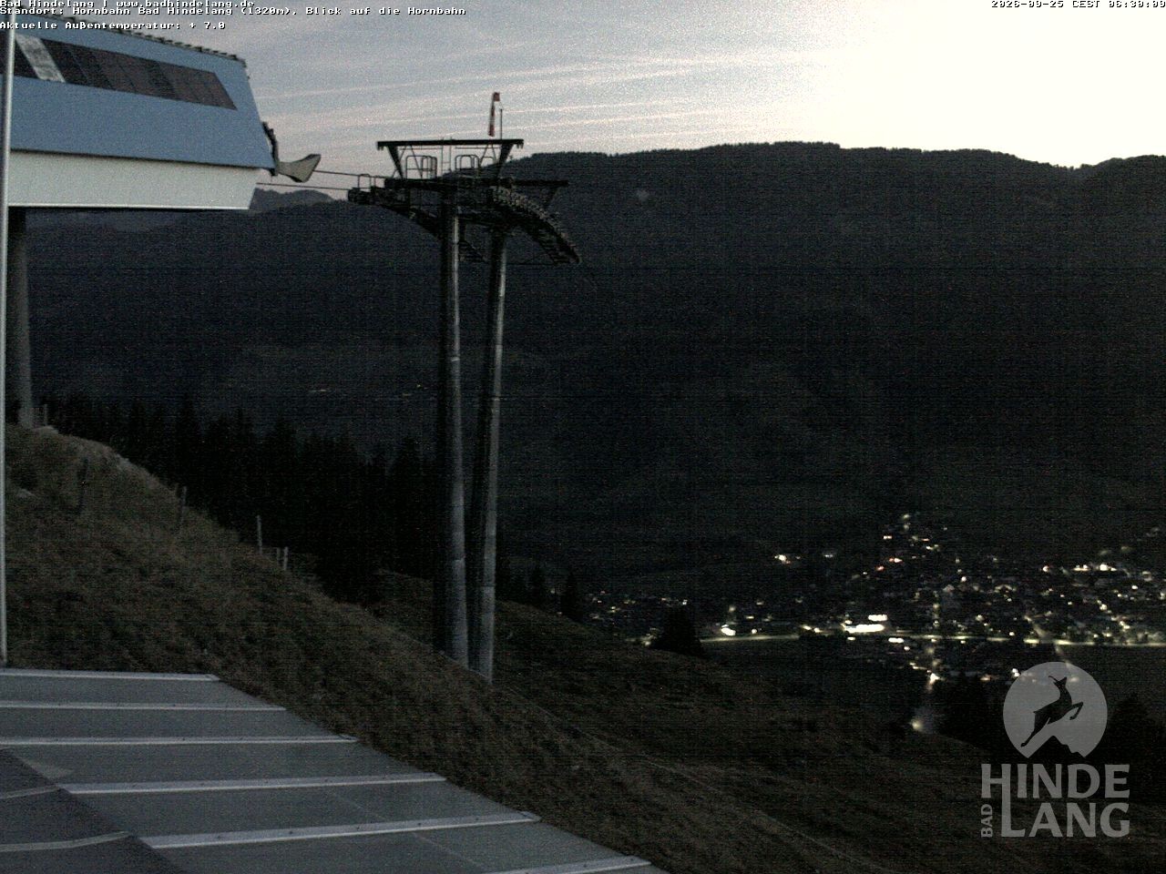 Archived image Webcam Mountain station Hornbahn