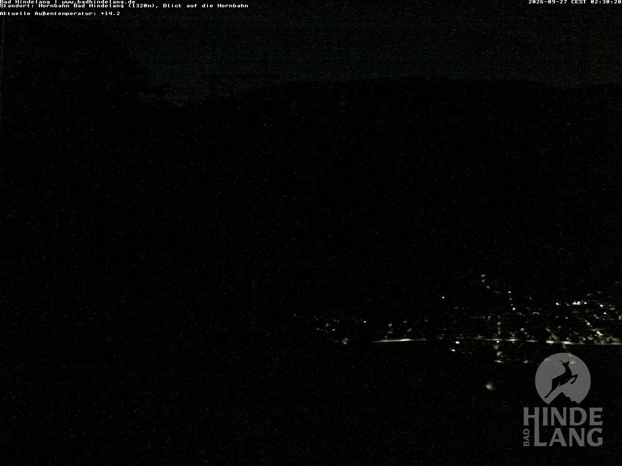 Archiv Foto Webcam Aussicht auf Bad Hindelang von der Hornbahn Bergstation
