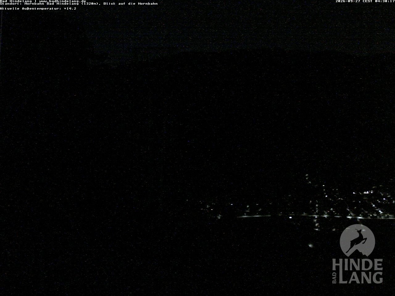 Archiv Foto Webcam Aussicht auf Bad Hindelang von der Hornbahn Bergstation