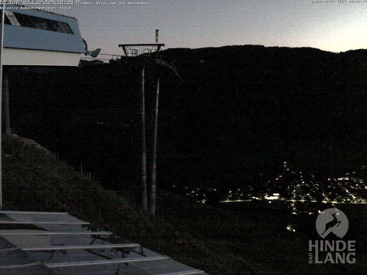 Archiv Foto Webcam Aussicht auf Bad Hindelang von der Hornbahn Bergstation