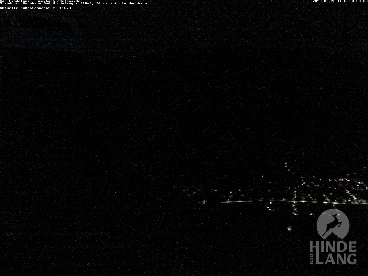 Archiv Foto Webcam Aussicht auf Bad Hindelang von der Hornbahn Bergstation